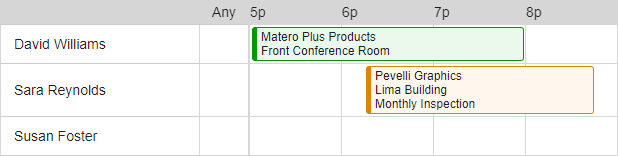CleanGuru Scheduling Screen Shot